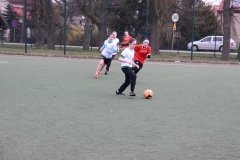 Eliminacje do zawodów powiatowych w piłce nożnej dziewcząt.